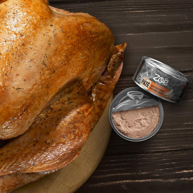 Pate Wet Food With Fresh Turkey For Cats - 85 G (3 Oz) - Zoë
