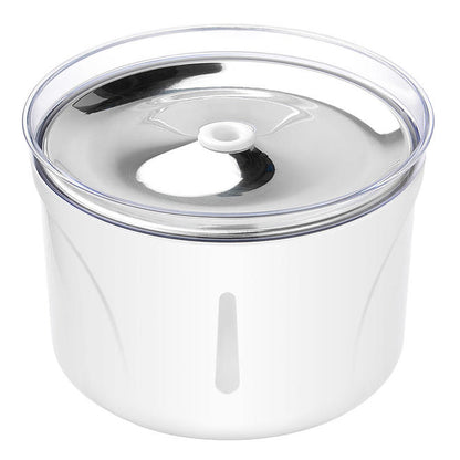 Cat Water Fountain Stainless Steel, 85oz/2.5L Automatic Pet Water Drinking Fountain - LIVINGbasics®