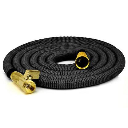 Strongest Expandable Garden Hose With Solid Brass Connector, Expand Up To 25FT, Black - Yardlab™