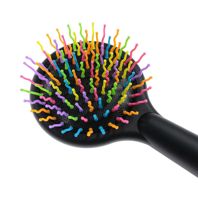 Rainbow Volume Anti-Static Magic Hair Brush With Mirror - LIVINGbasics®