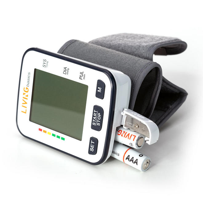 Wrist Digital Blood Pressure Monitor, Portable Automatic LCD Display - LIVINGbasics®