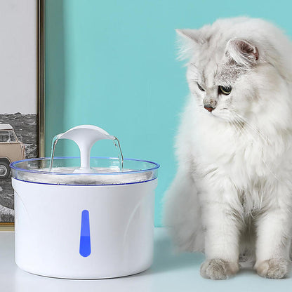 Cat Water Fountain Stainless Steel, 85oz/2.5L Automatic Pet Water Drinking Fountain - LIVINGbasics®