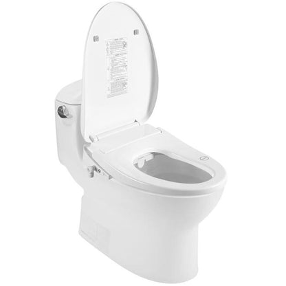 Electronic Bidet Toilet Seat, Instantaneous Water Heating, Heated Seat, Elongated - LIVINGbasics®