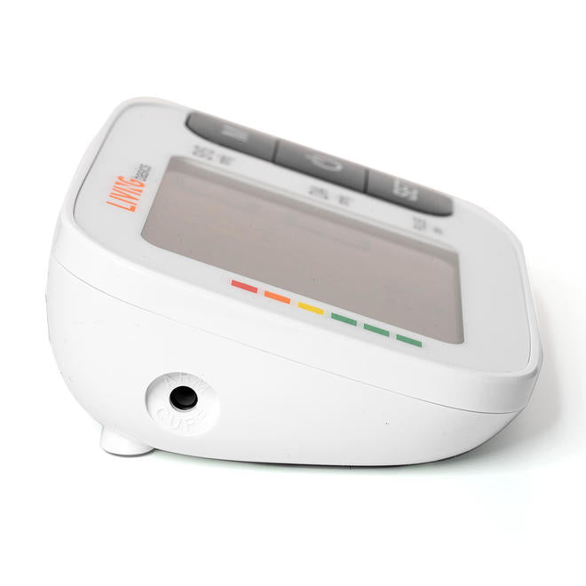 Blood Pressure Monitor Arm-Type Fully Automatic Digital LCD Screen With Big Buttons - LIVINGbasics®️