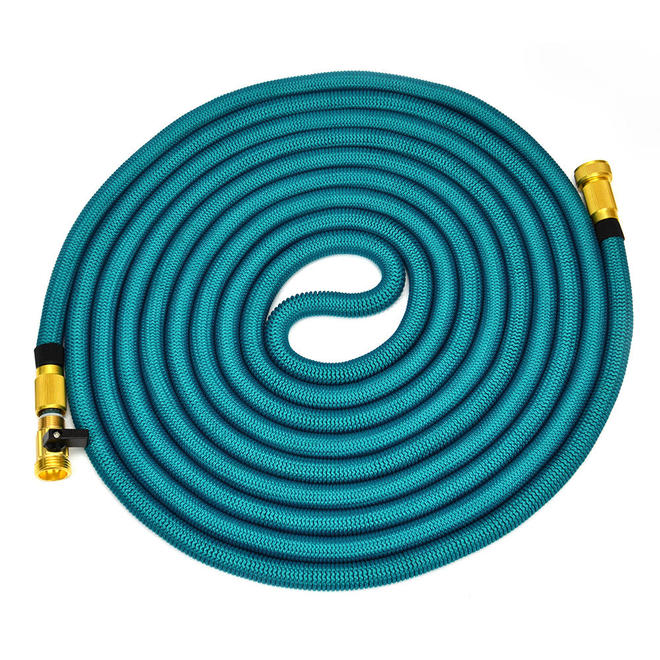 Strongest Expandable Garden Hose With Solid Brass Connector, Expand Up To 25FT, Black - Yardlab™