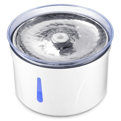 Cat Water Fountain Stainless Steel, 85oz/2.5L Automatic Pet Water Drinking Fountain - LIVINGbasics®