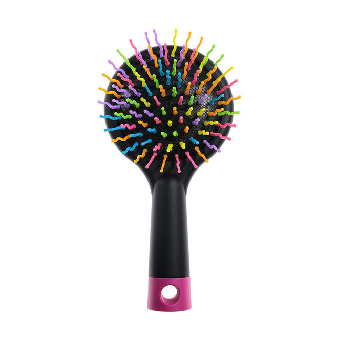 Rainbow Volume Anti-Static Magic Hair Brush With Mirror - LIVINGbasics®