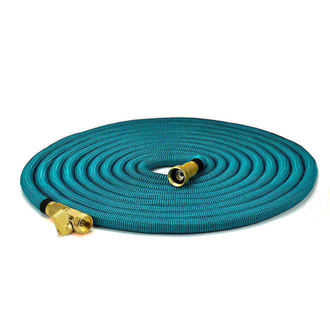 Strongest Expandable Garden Hose With Solid Brass Connector, Expand Up To 25FT, Black - Yardlab™