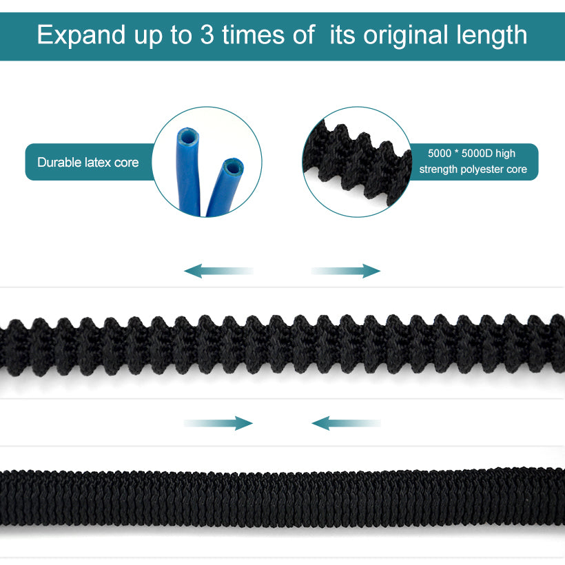 Strongest Expandable Garden Hose With Solid Brass Connector, Expand Up To 25FT, Black - Yardlab™