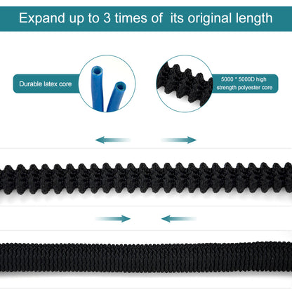Strongest Expandable Garden Hose With Solid Brass Connector, Expand Up To 25FT, Black - Yardlab™